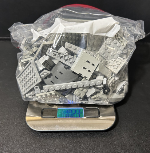 Light gray legos bulk - 1,